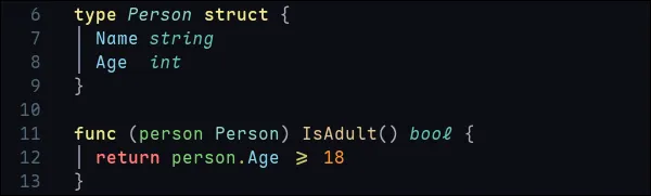 Sky blue and muted teal highlighting properties and structural syntax in the same Ruby and Go example
